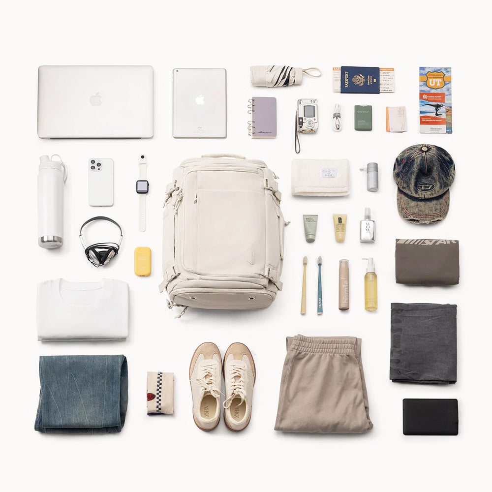 Carry-On Travel Backpack 28L - Beige