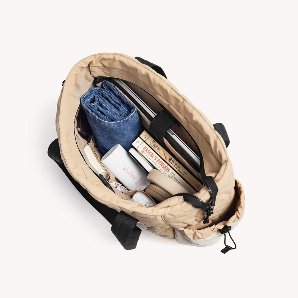 Paz Laptop Tote Bag 23L - Beige