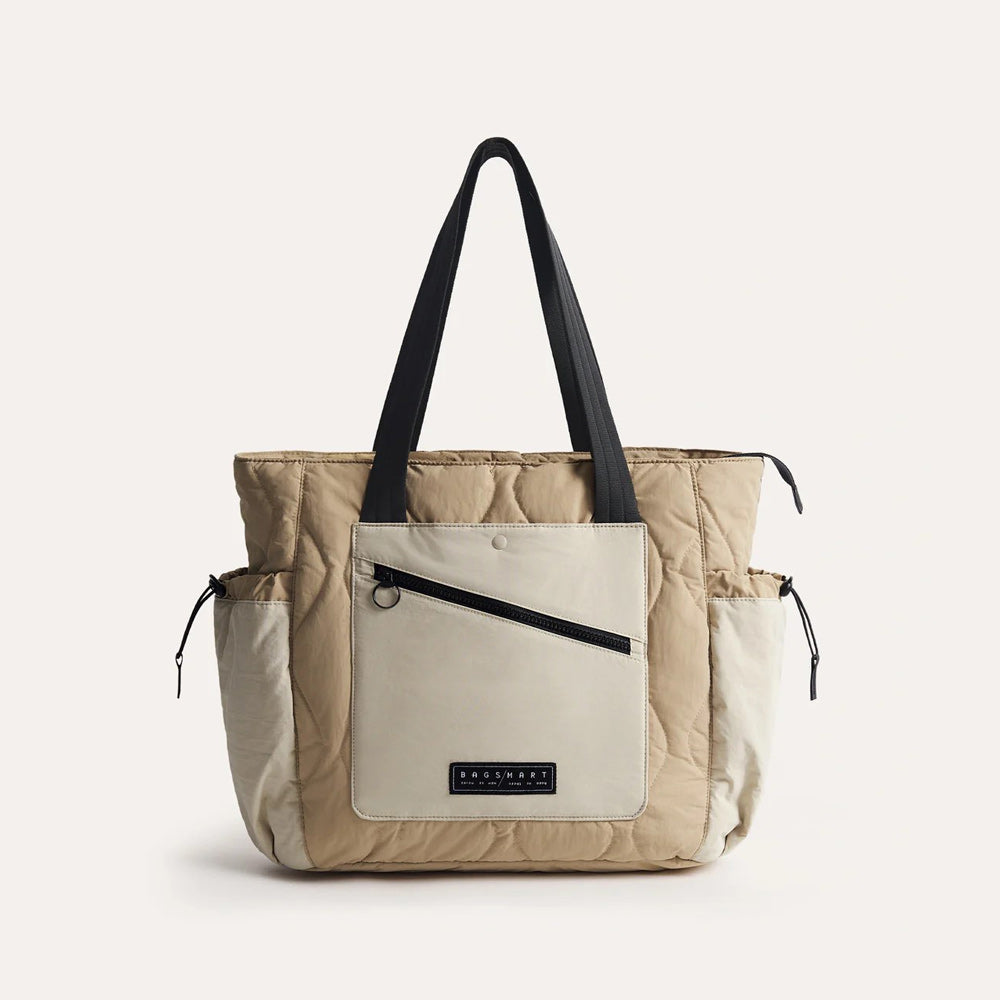 Paz Laptop Tote Bag 23L - Beige