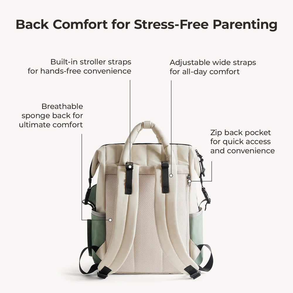 Walker Diaper Backpack - Celadon