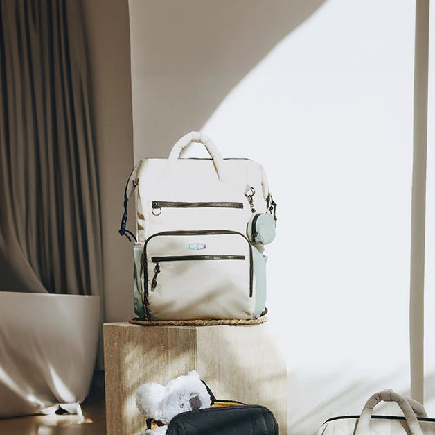 Paz Diaper Backpack 25L - Celadon