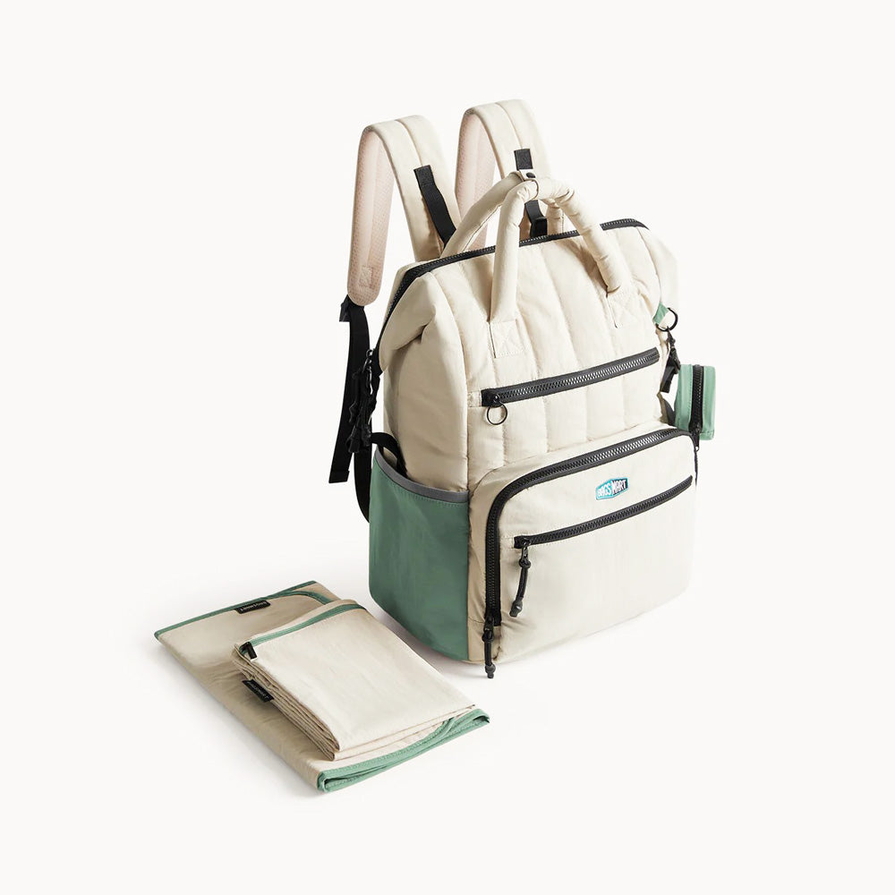 Walker Diaper Backpack - Celadon