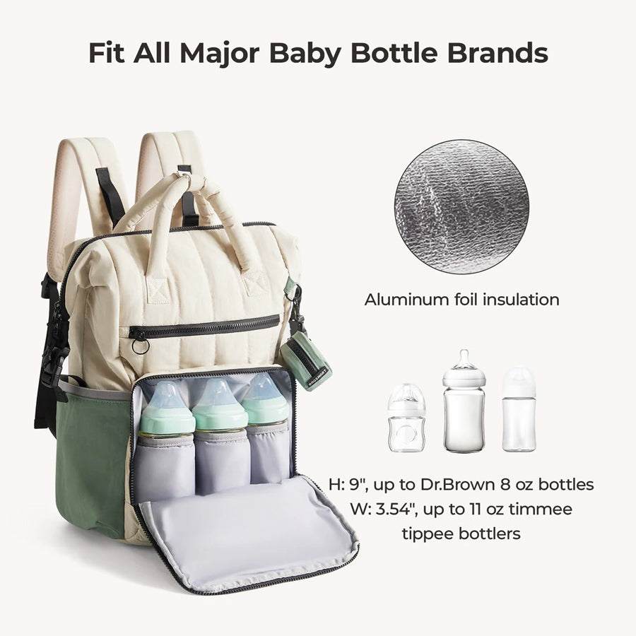 Walker Diaper Backpack - Celadon