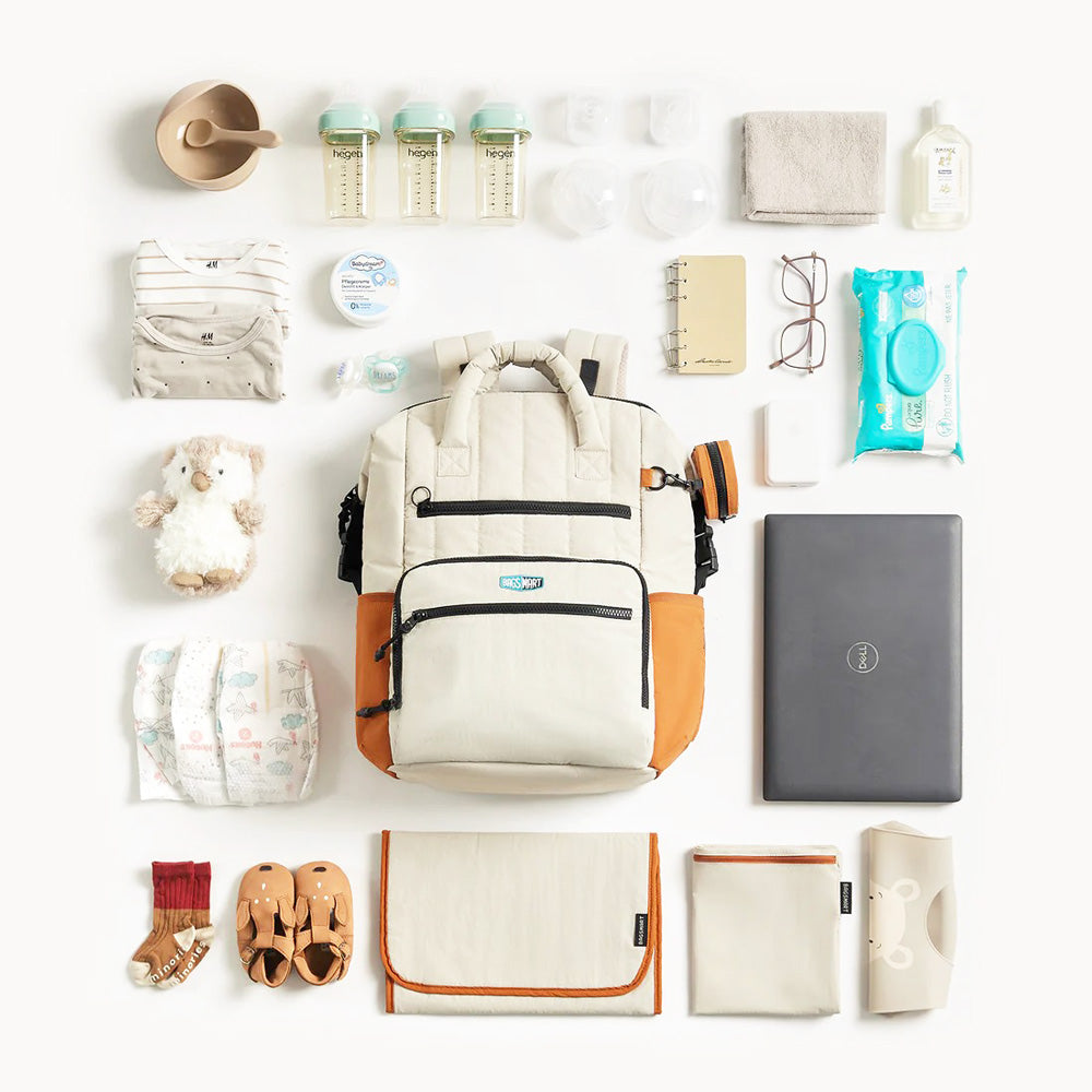 Walker Diaper Backpack - Tangerine