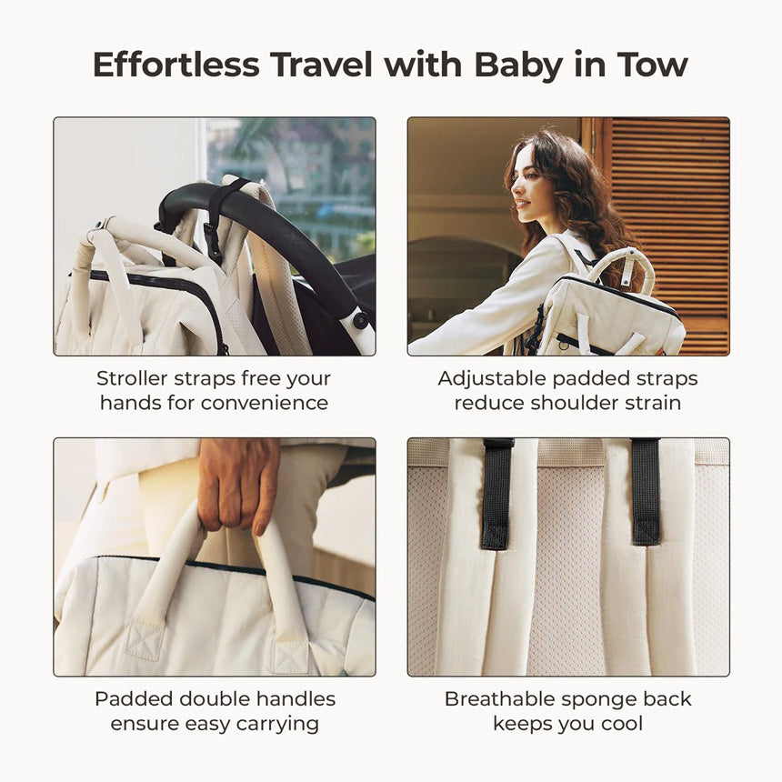 Walker Diaper Backpack - Tangerine