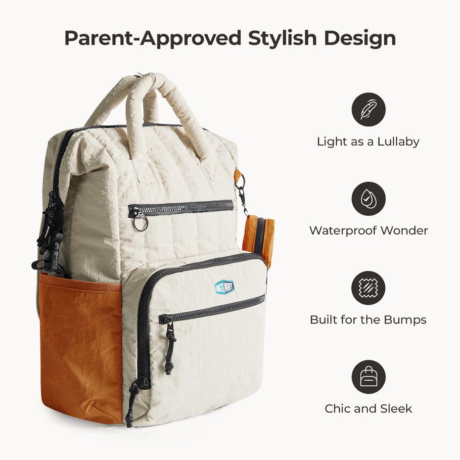 Walker Diaper Backpack - Tangerine