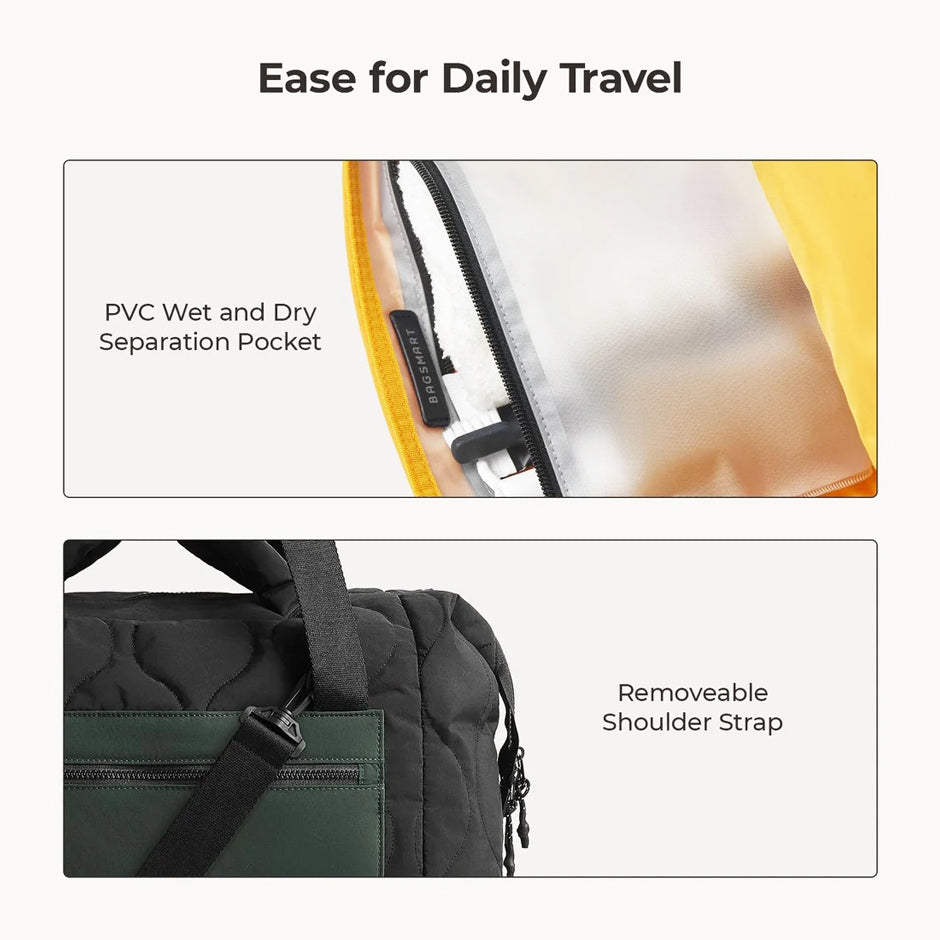 Walker Duffel Bag - Black