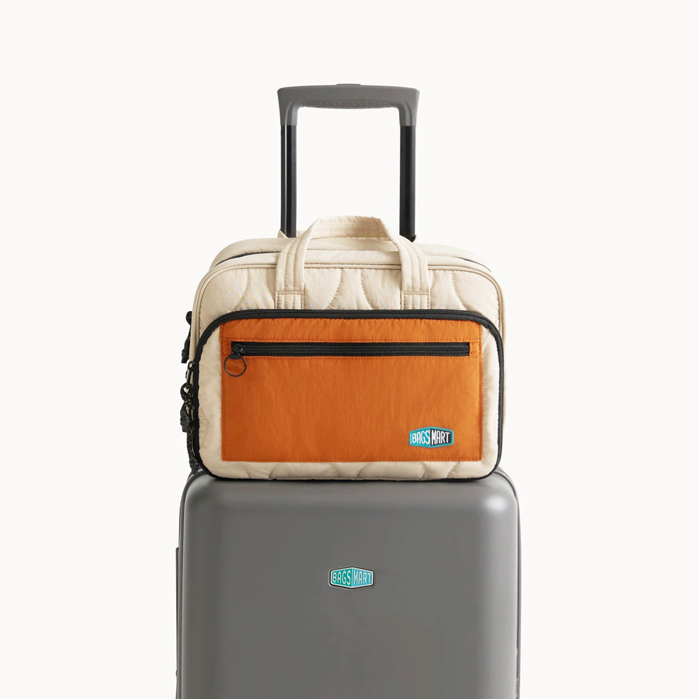 Walker Hanging Travel Toiletry Bag - Tangerine