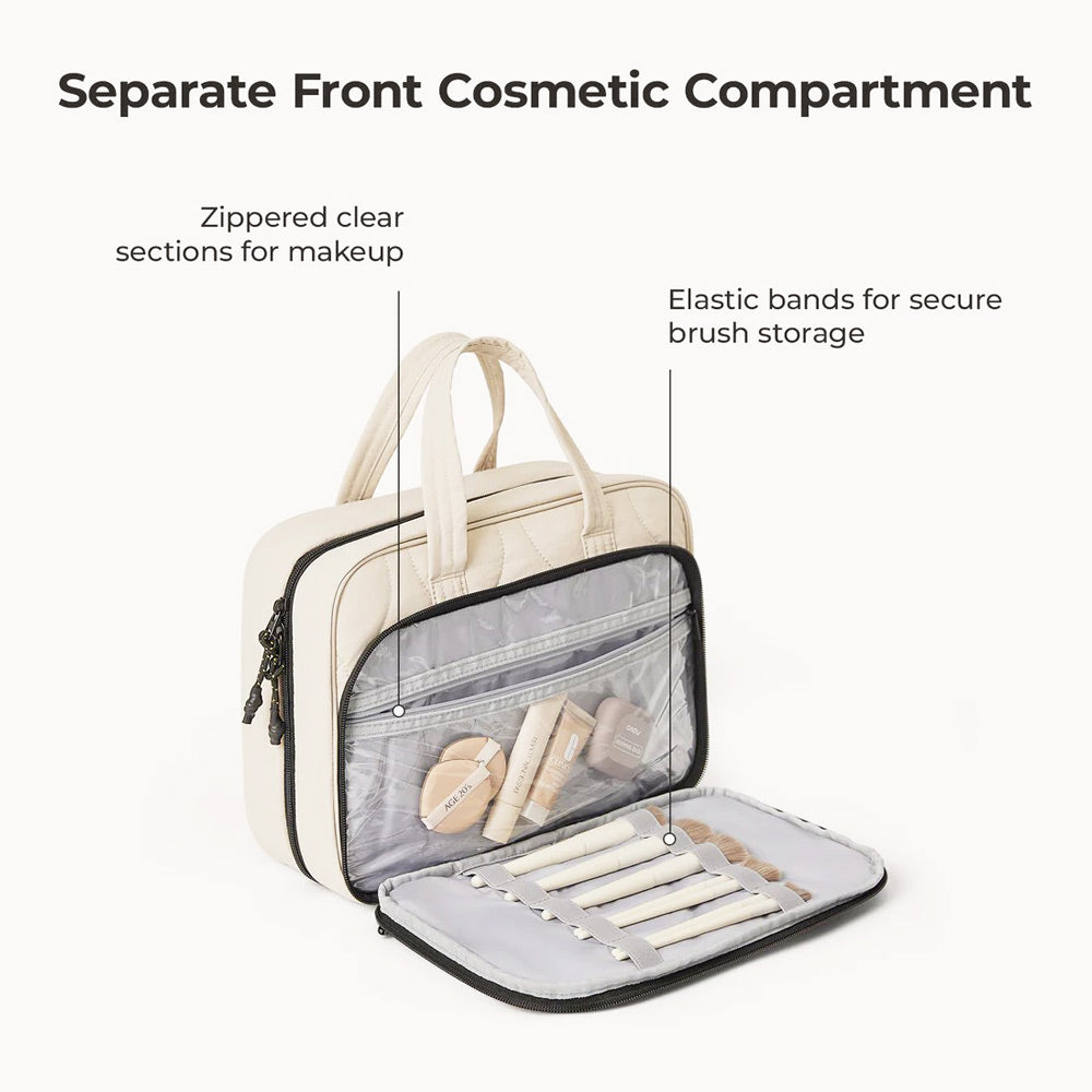 Walker Hanging Travel Toiletry Bag - Tangerine