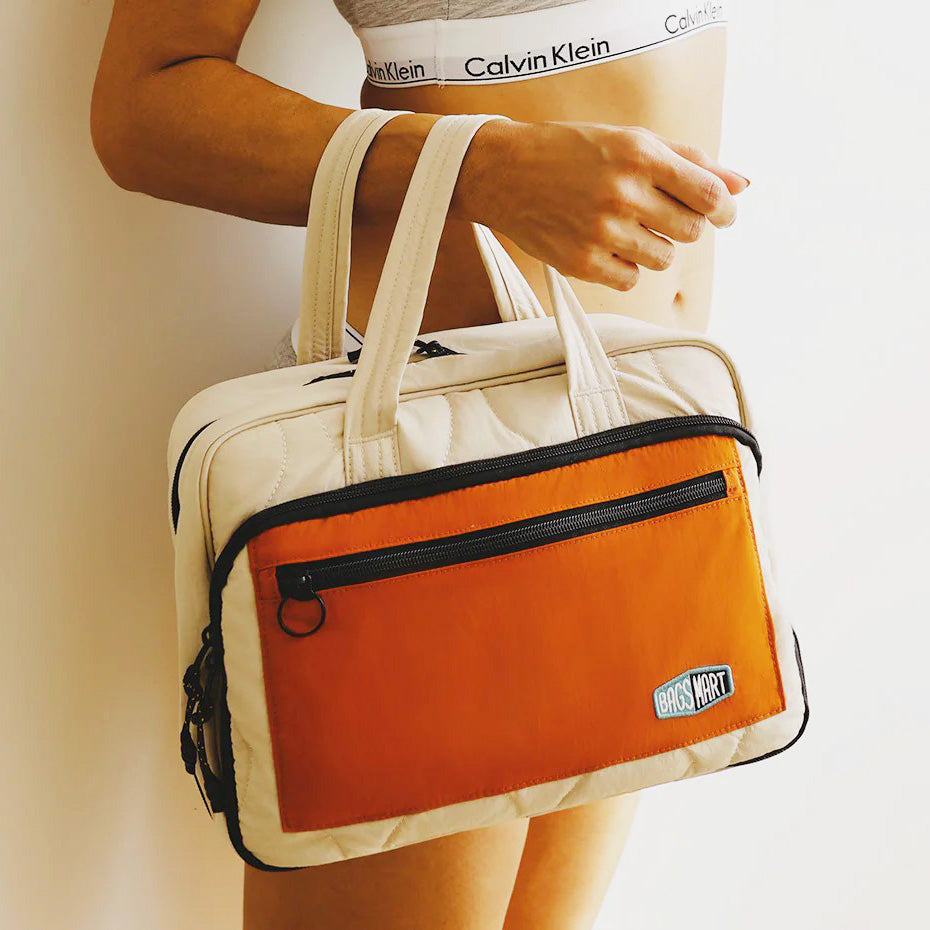 Walker Hanging Travel Toiletry Bag - Tangerine