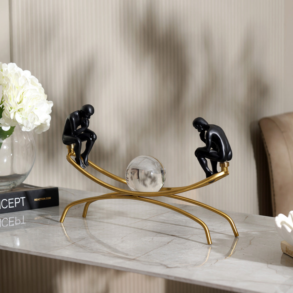 Balancing Decorative Accent with Crystal Ball