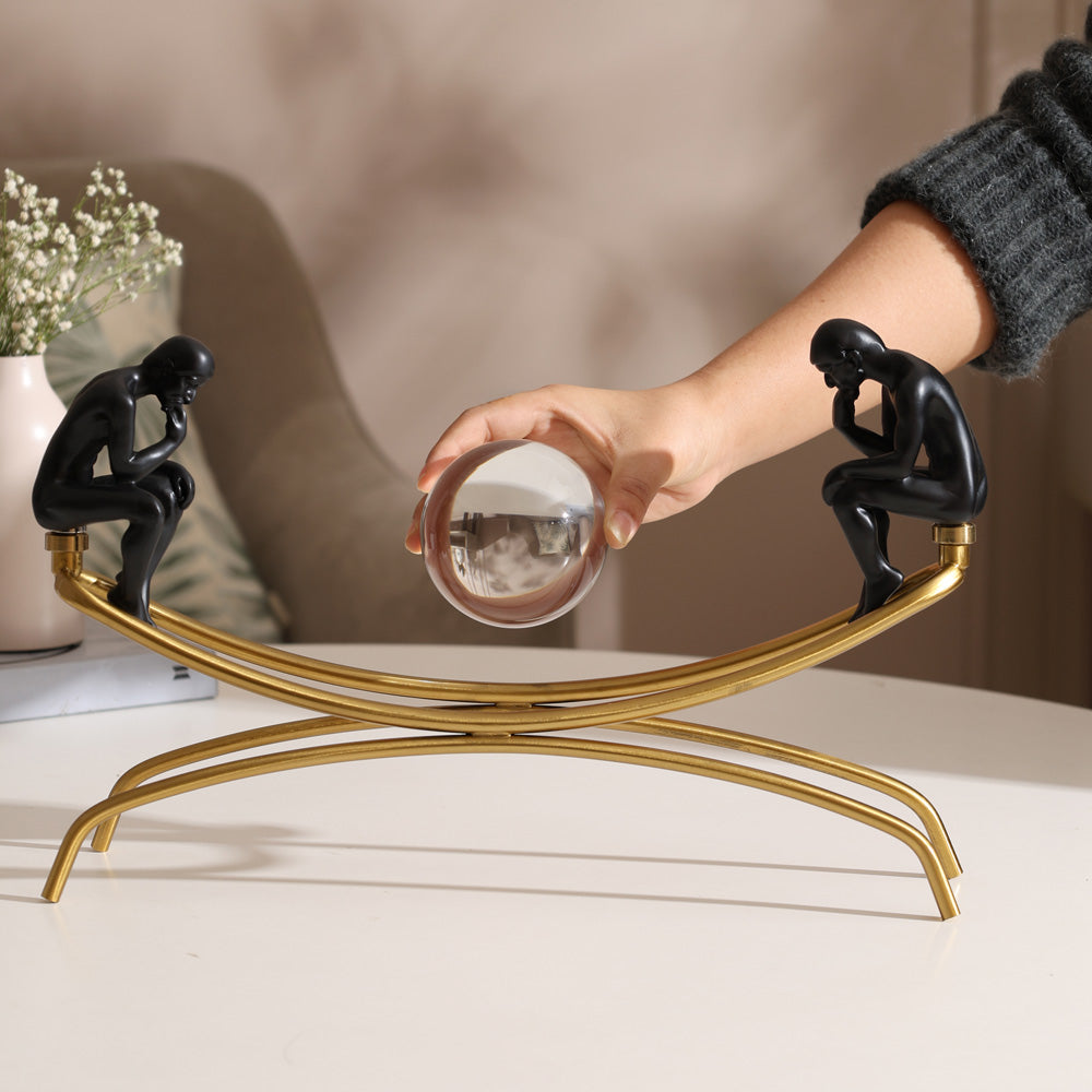 Balancing Decorative Accent with Crystal Ball
