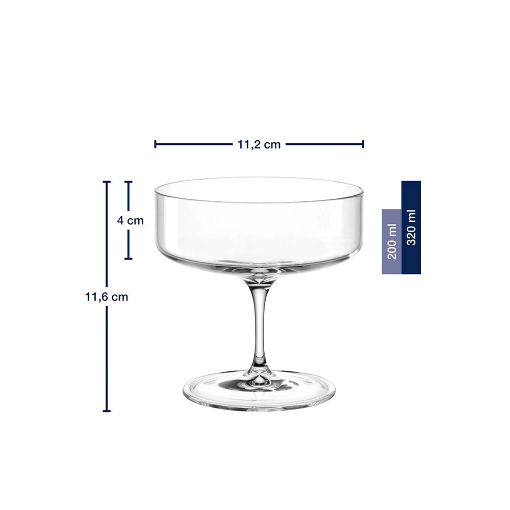 Basso Champagne Bowls 320ml, Set of 2
