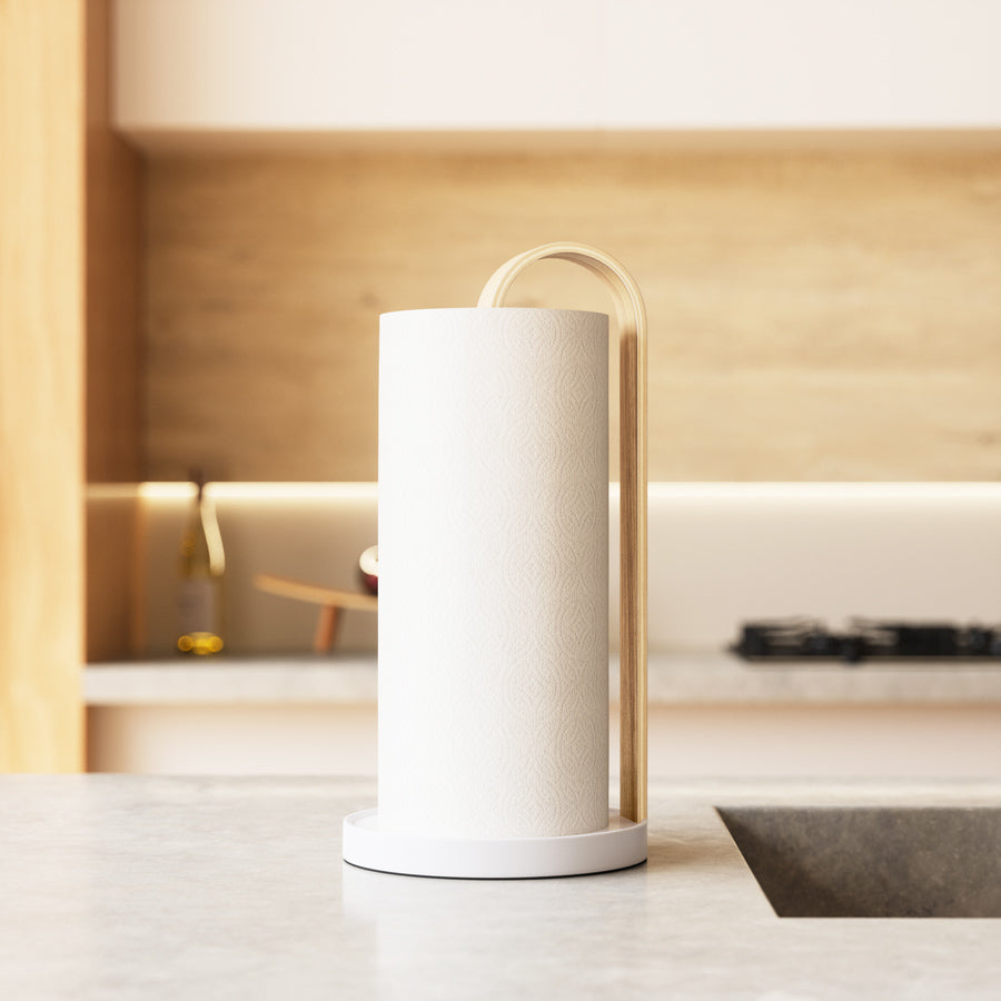 Bellwood Paper Towel Holder - White