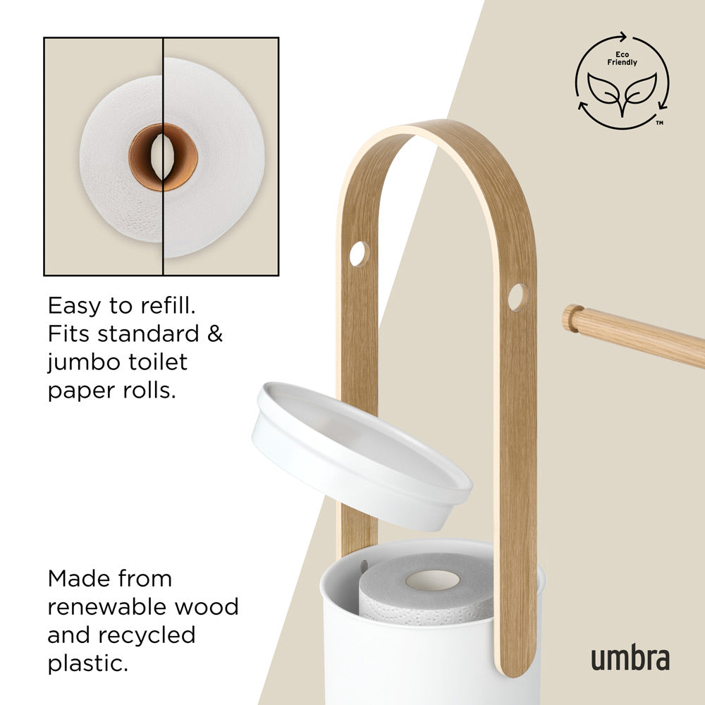Bellwood Toilet Paper Holder - White