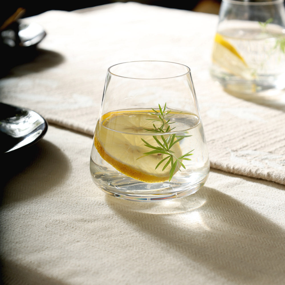 Belo Short Tumblers 280ml, Set of 4 - Clear