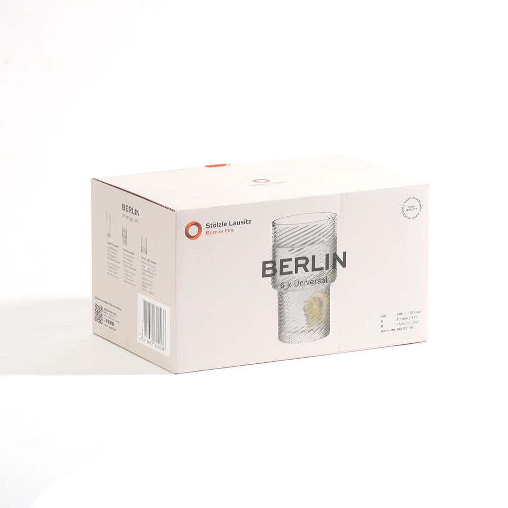Berlin Universal Tumblers 315ml, Set of 6