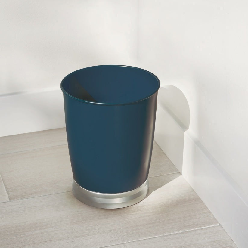 iDesign Bexley Waste Bin - Navy | Modern Quests