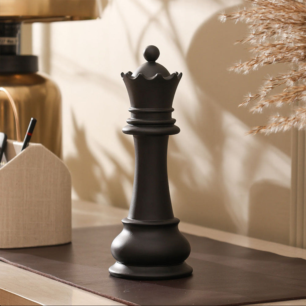 Oros Queen Decorative Sculpture - Matte Black