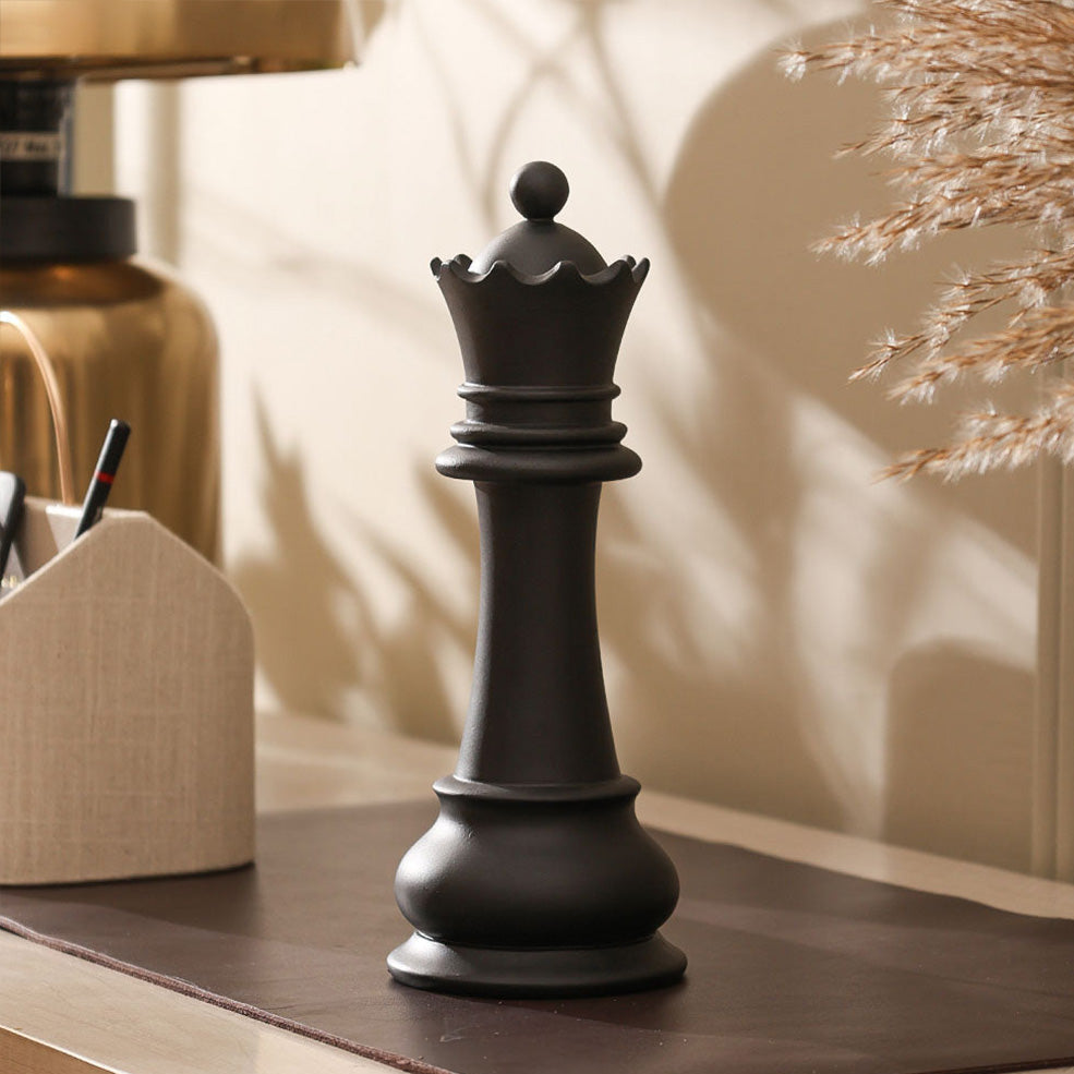 Oros Queen Decorative Sculpture - Matte Black