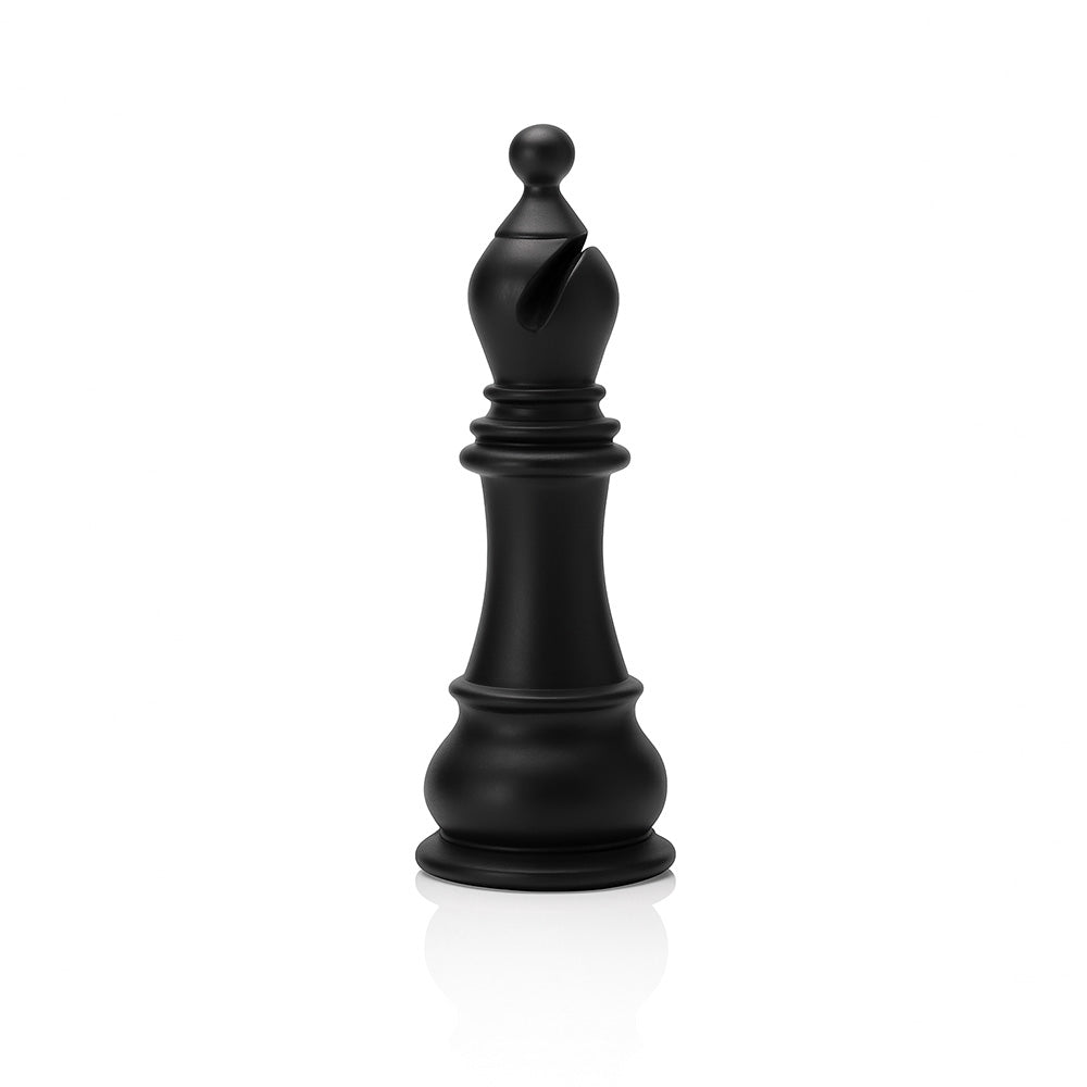 Oros Bishop Decorative Sculpture - Matte Black
