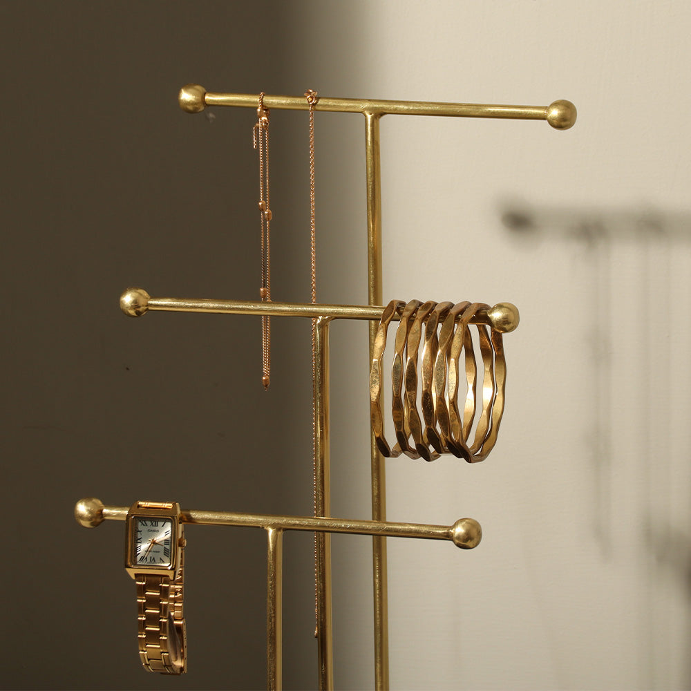 Blair Jewellery Stand - Black Gold