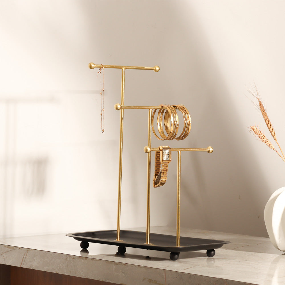 Blair Jewellery Stand - Black Gold