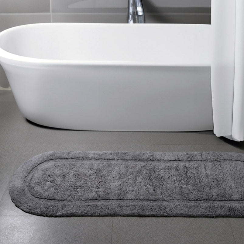 Blake Oval Bath Runner - Light Grey