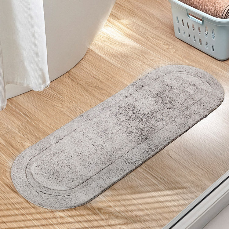 Blake Oval Bath Runner - Light Grey