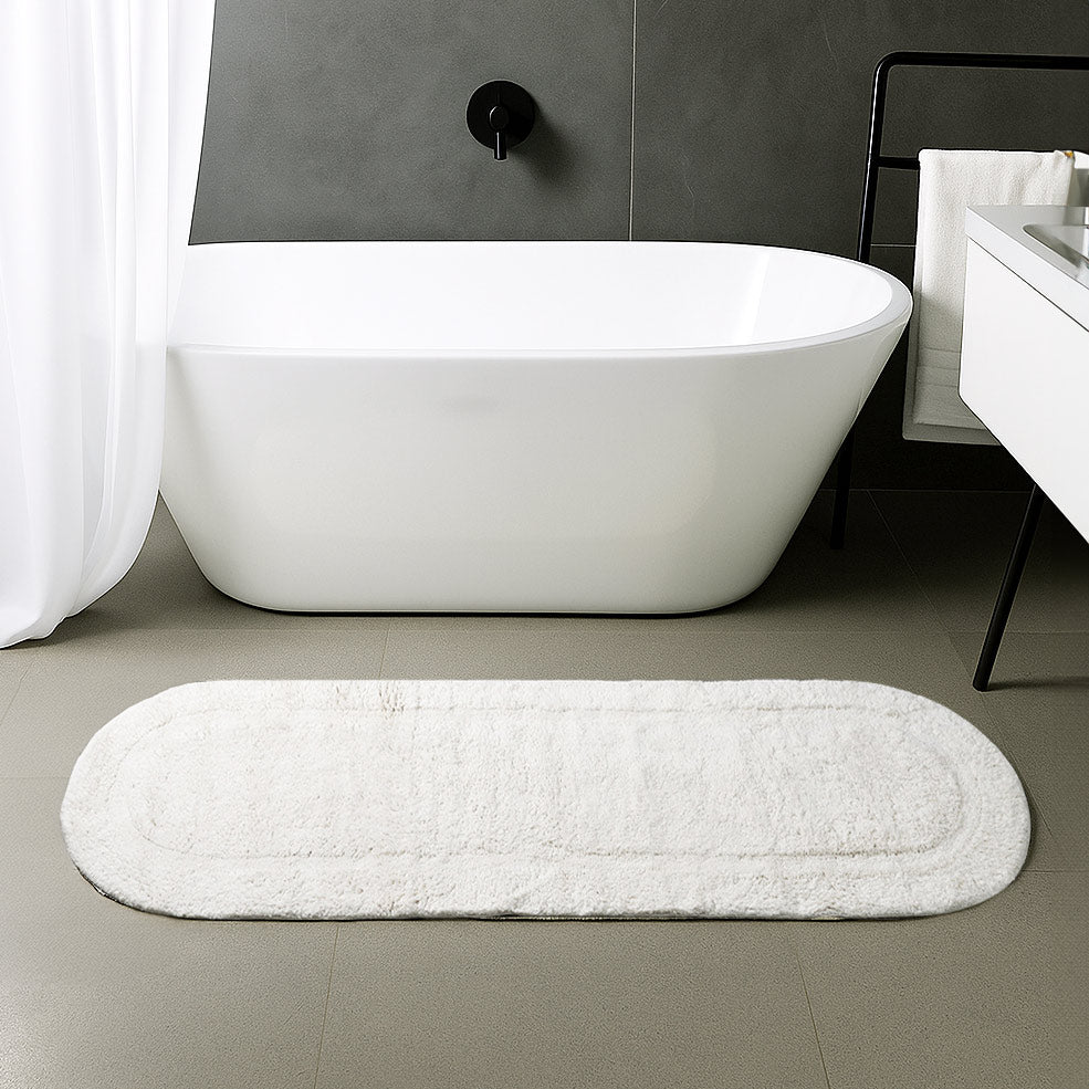 Blake Oval Bath Runner - Ivory