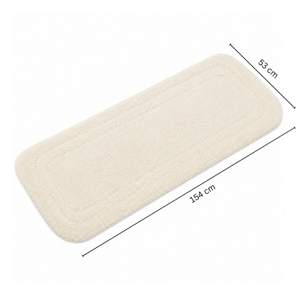 Blake Rectangular Bath Runner - Cream