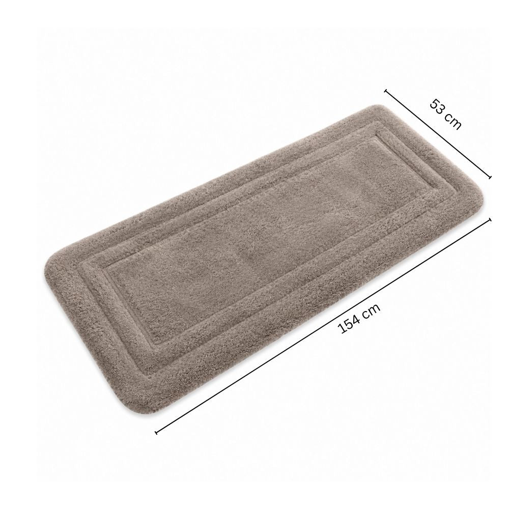 Blake Rectangular Bath Runner - Grey