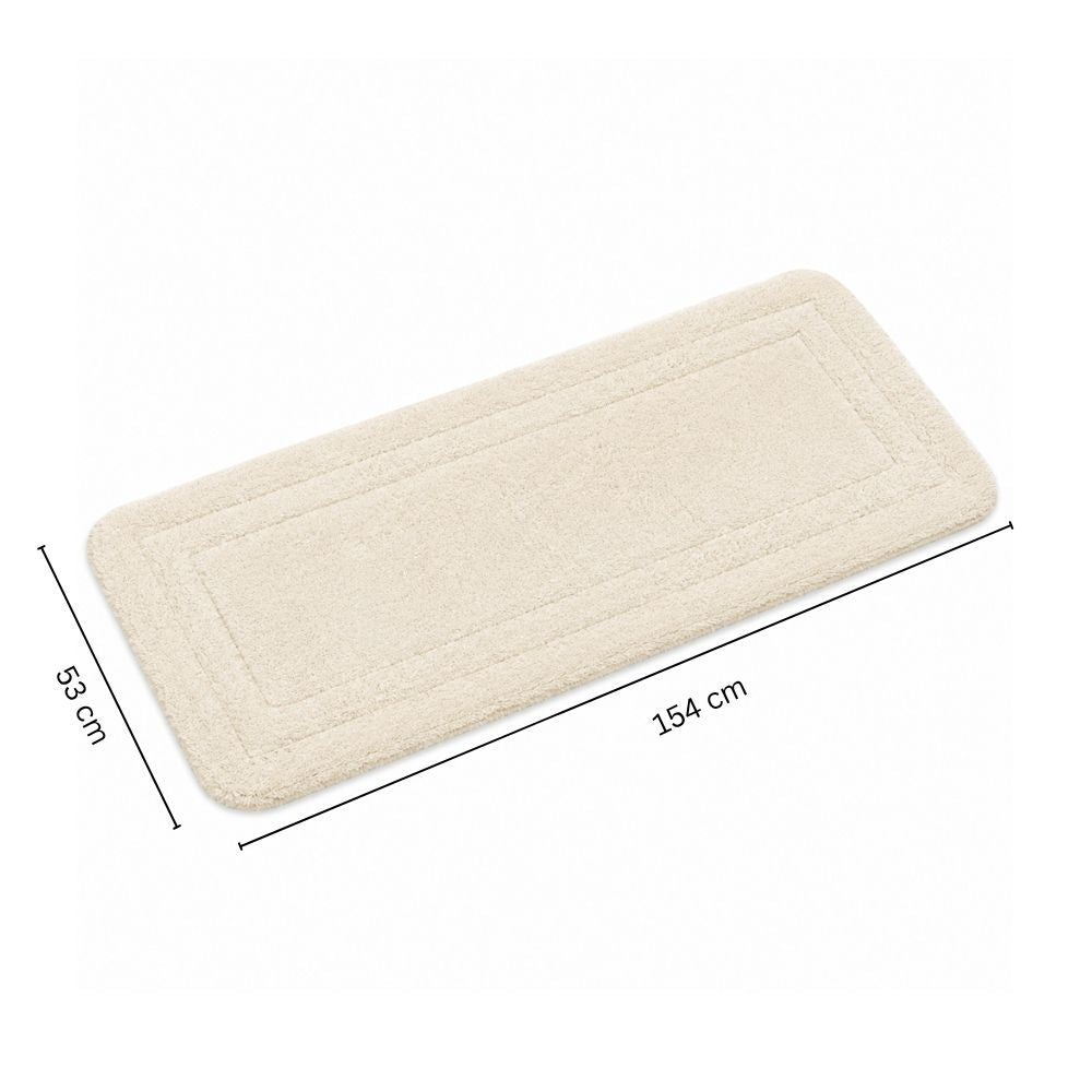 Blake Rectangular Bath Runner - Ivory