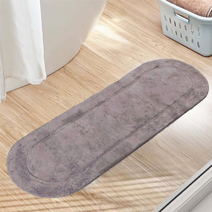 Blake Oval Bath Runner - Grey