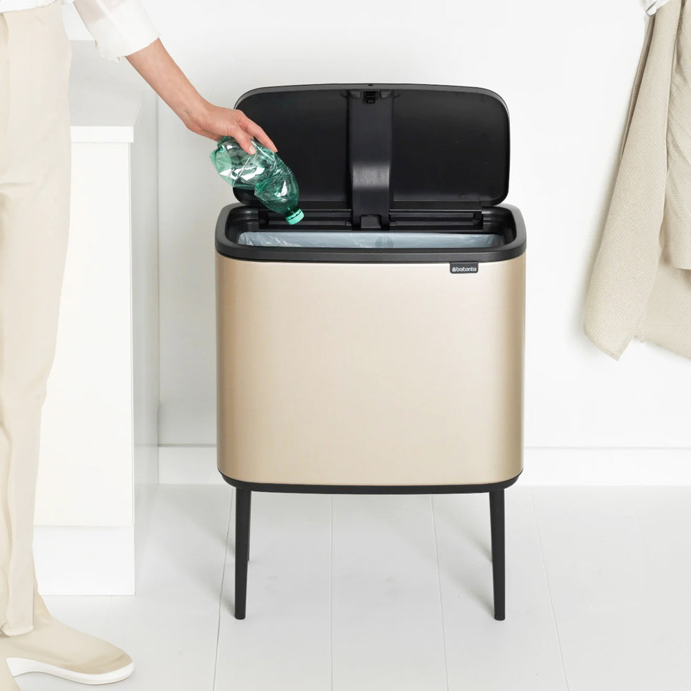 Bo Touch Bin 36L - Metallic Gold