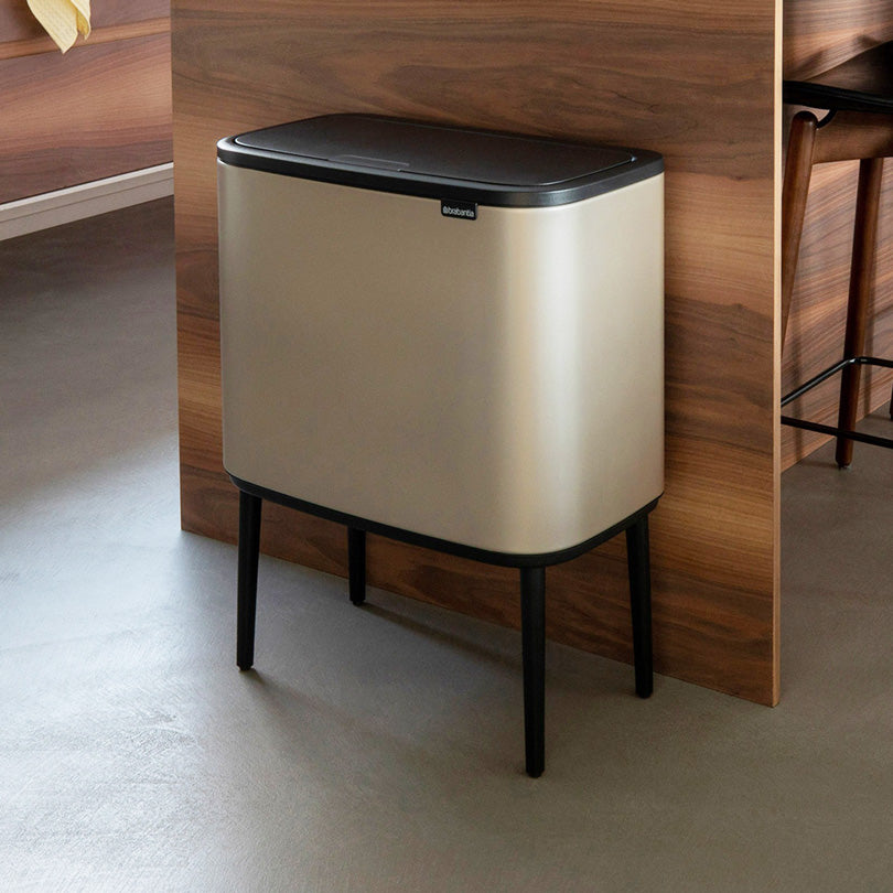 Bo Touch Bin 36L - Metallic Gold