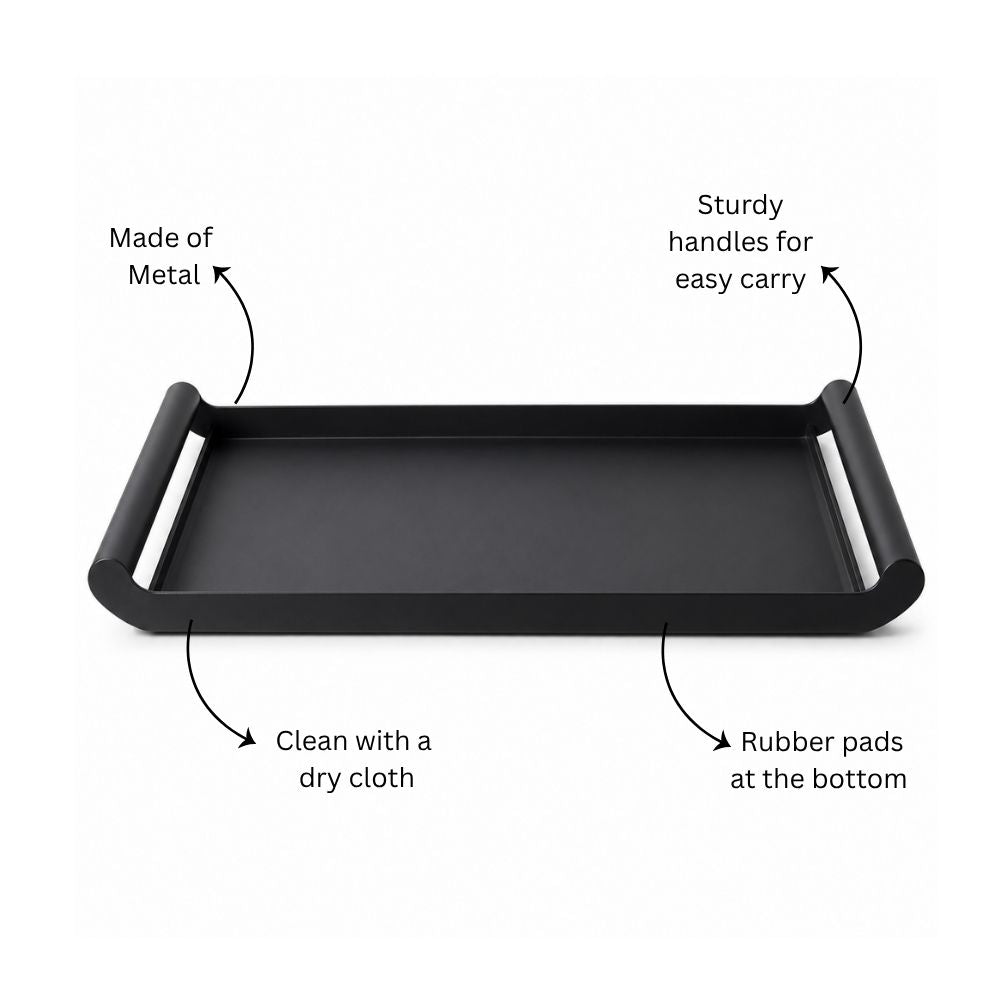 Bode Serving Tray - Ink Blue