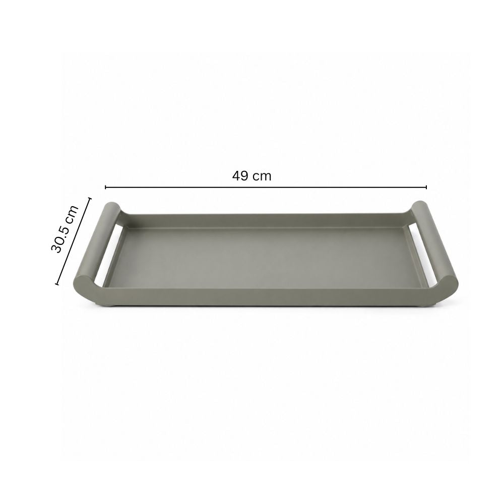 Bode Serving Tray - Smoke Grey