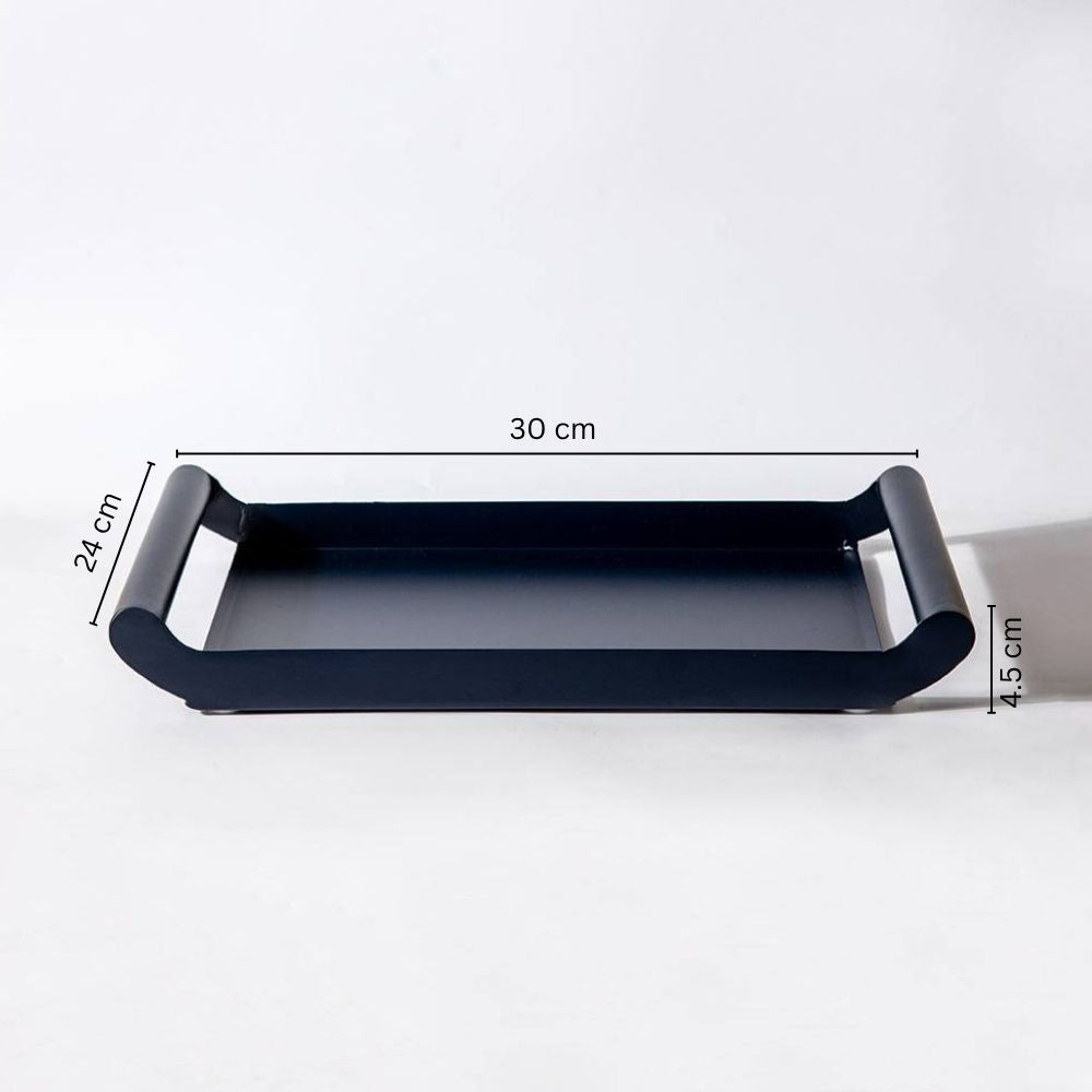 Bode Serving Tray Small - Ink Blue