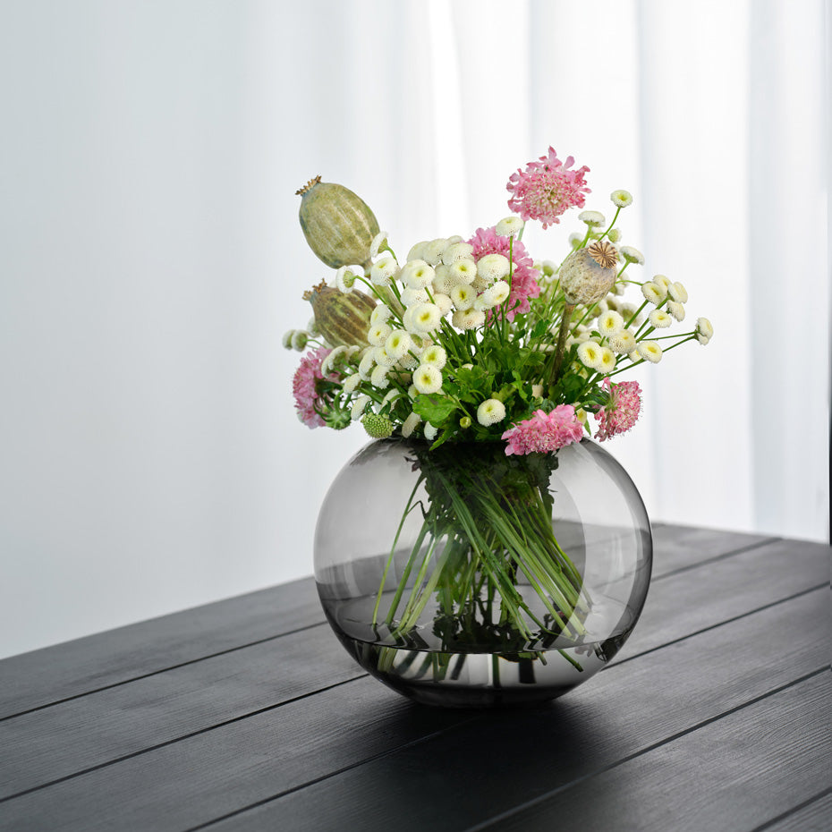 Bola Round Vase - Shadow