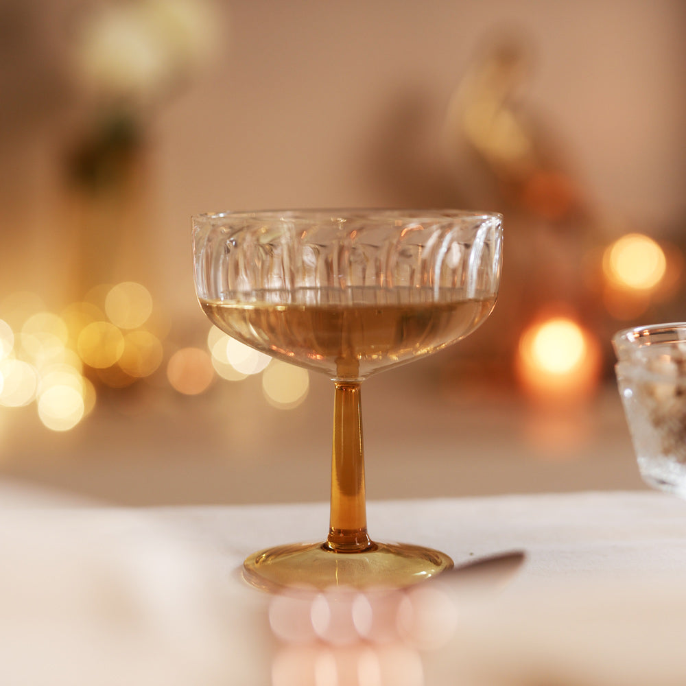 Bonbon Dessert Cups, Set of 2 - Amber