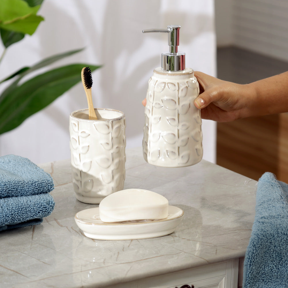Botanist 3-piece Bathroom Set - Cream
