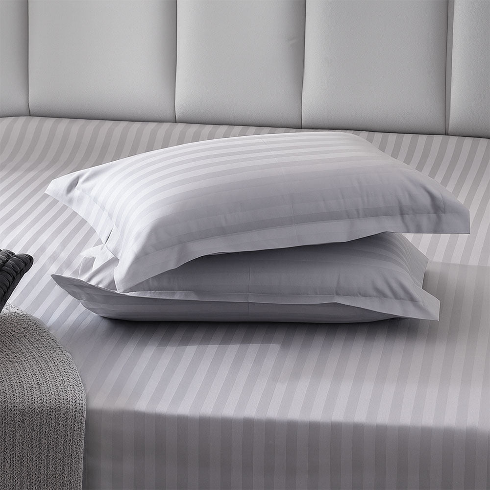 Manor King Size Cotton Bedsheet Set - Dark Grey