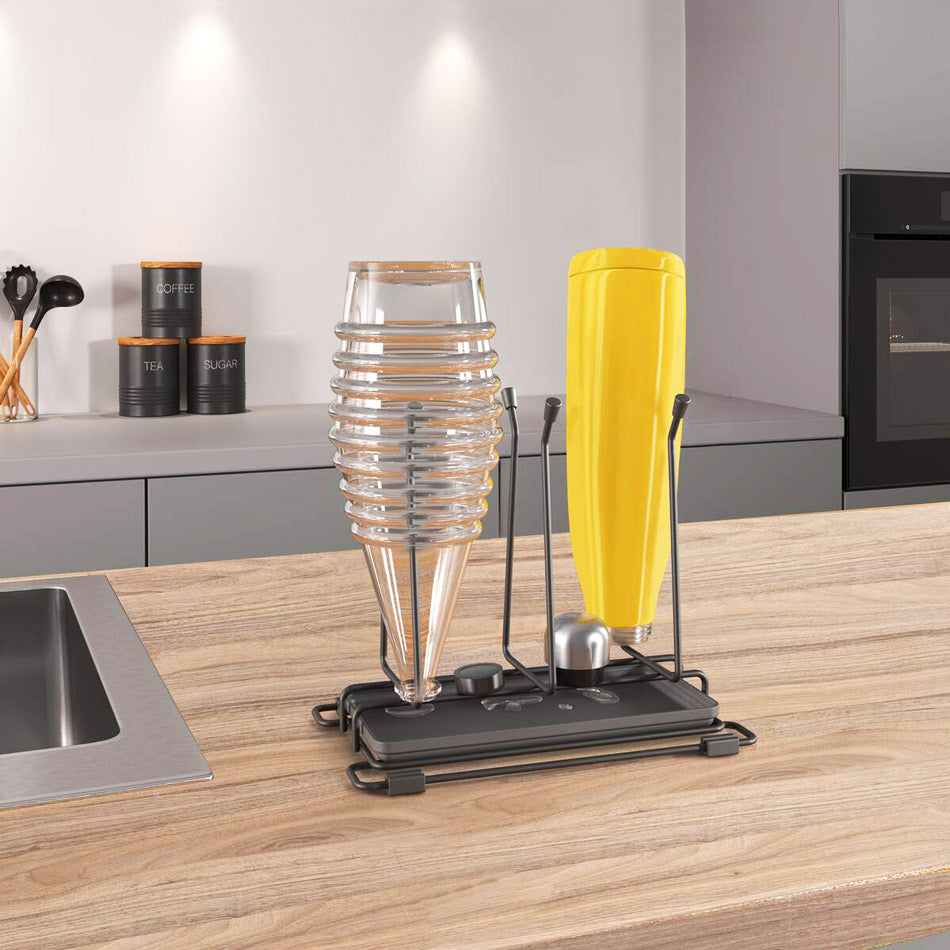 Bottle-Up Lava Bottle Drainer - Black