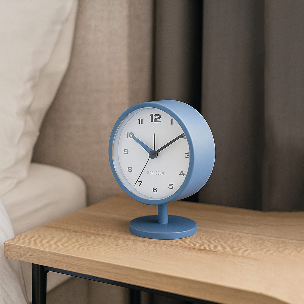 Brisk Dome Alarm Clock - Blue