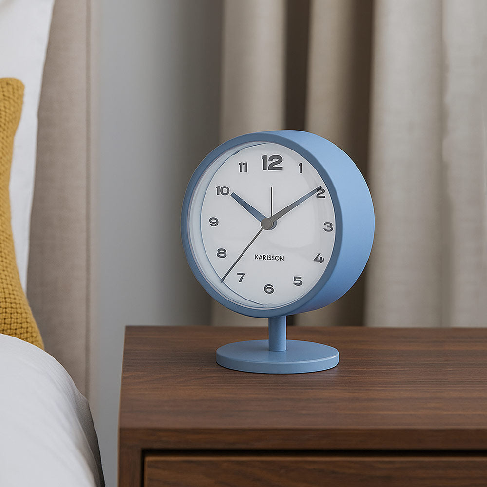 Brisk Dome Alarm Clock - Blue