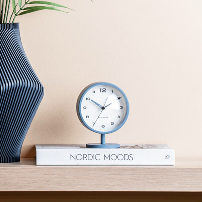 Brisk Dome Alarm Clock - Blue