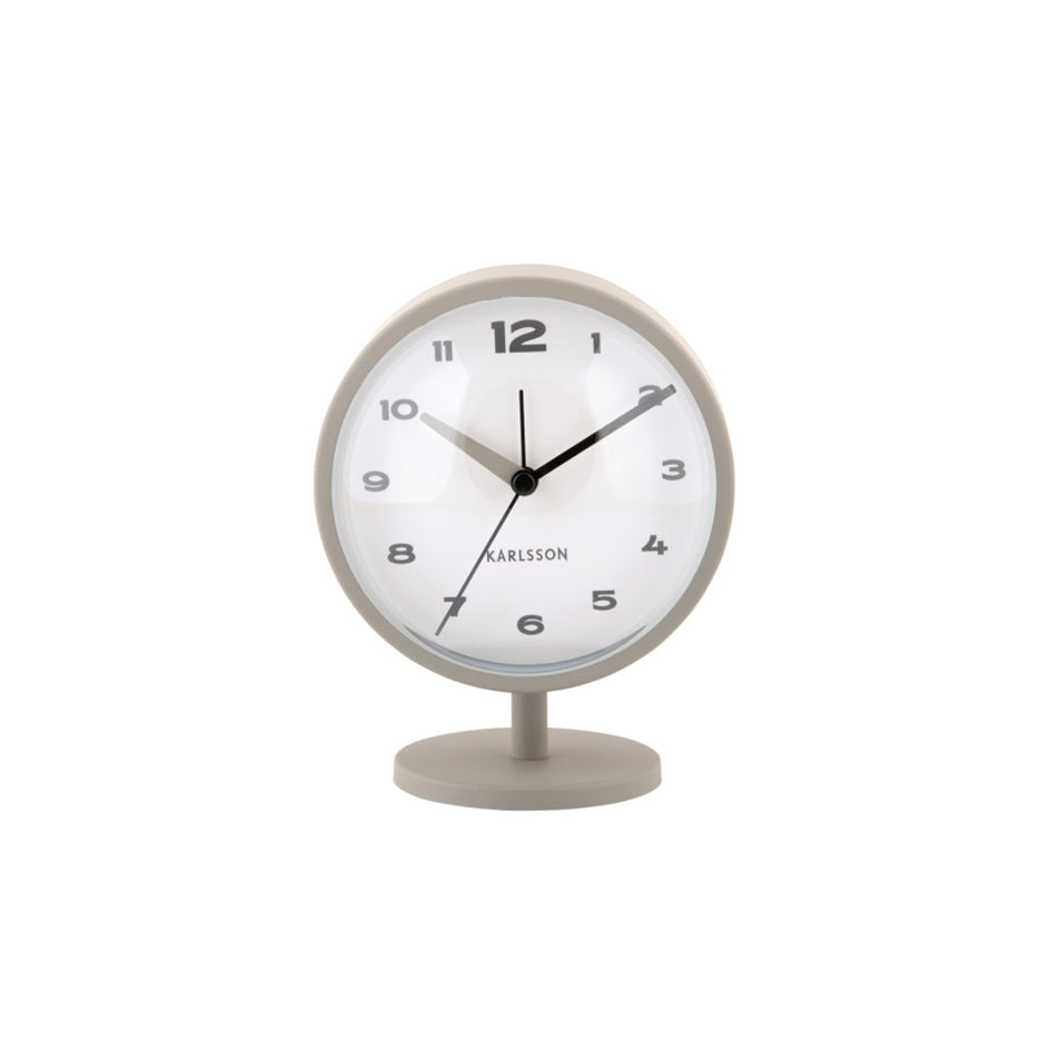 Brisk Dome Alarm Clock - Grey