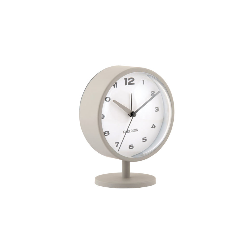 Brisk Dome Alarm Clock - Grey