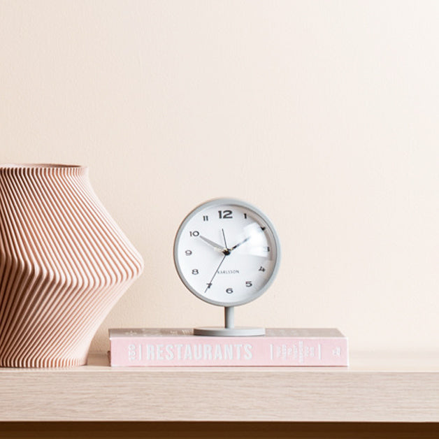 Brisk Dome Alarm Clock - Grey